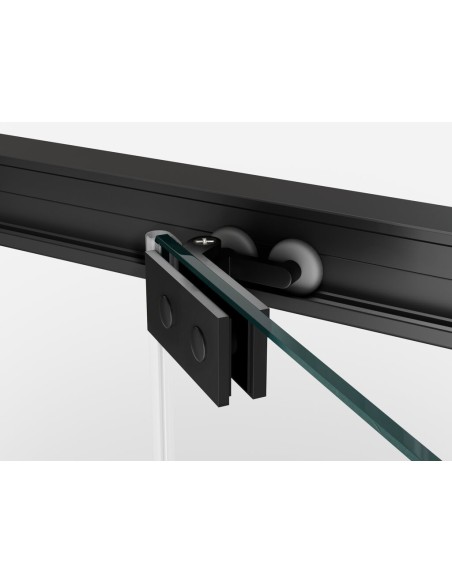 PAROI DE DOUCHE FRONTALE AVEC PORTE COULISSANTE-PLIANTE SPAZIO GME