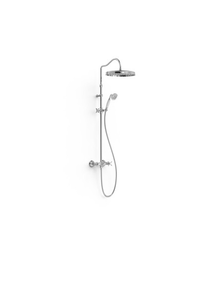 COLONNE DE DOUCHE MELANGEUR MURAL A 2 VOIES TRES