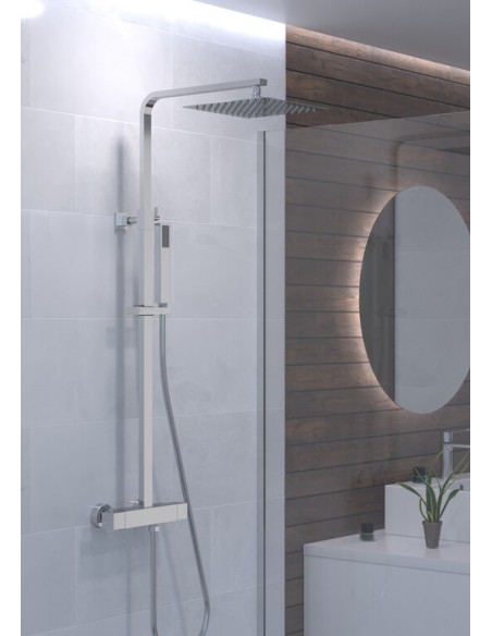 COLONNE DE DOUCHE CARRE  QUADRA ELITE - GME