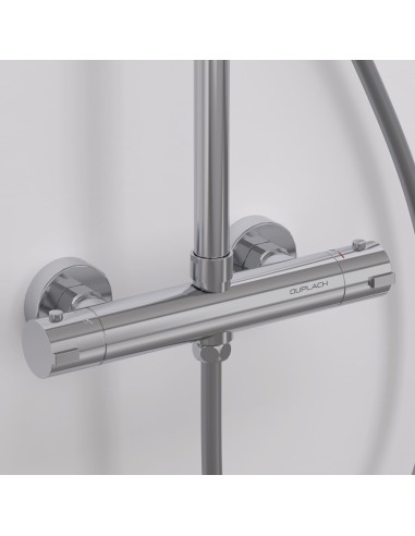 Colonne de douche thermostatique  en acier inoxydable  ODER DUPLACH