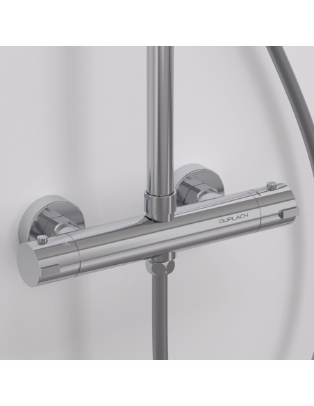 Colonne de douche thermostatique  en acier inoxydable  ODER DUPLACH