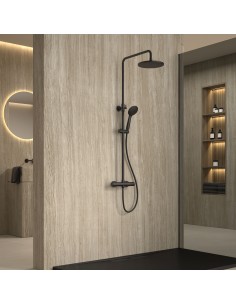 Colonne de douche  thermostatique en acier inoxydable ODER DUPLACH