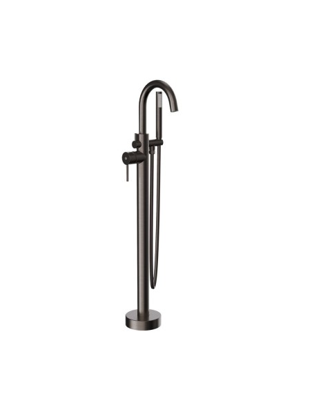 MITIGEUR BAIGNOIRE SUR PIED MONO COMMANDE AVEC DOUCHETTE ROUND GME