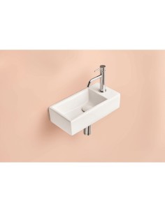 Vasque Mini à droite Sanycces Vasque compacte design pour salle de bain