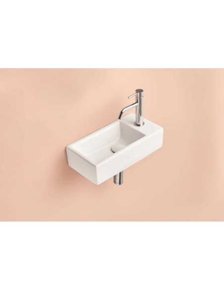 Vasque Mini à droite Sanycces Vasque compacte design pour salle de bain