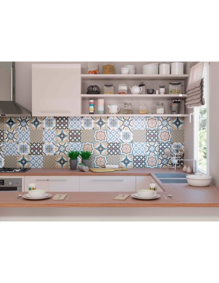 Carrelage Santiago Patchwork Mayolica -Grès cérame décoratif pour sol et mur