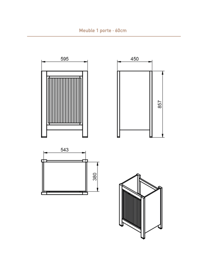 Meuble de salle de bain Vega - VISOBATH