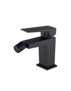 Mitigeur de bidet noir mat de la série Infinite Sky bath, au design moderne et épuré.