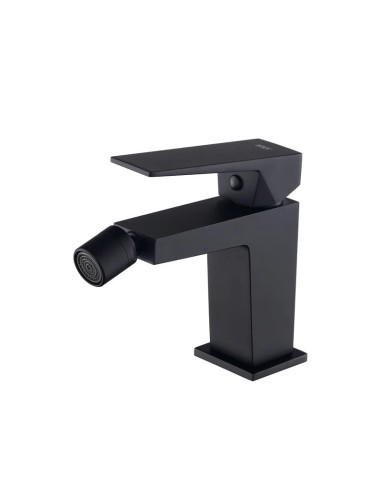 Mitigeur de bidet noir mat de la série Infinite Sky bath, au design moderne et épuré.