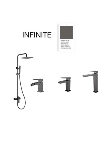 Mitigeur bidet Infinite Noir mat SKY BATH- Design moderne et économique