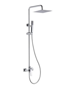 Colonne de douche Infinite SKT BATH en finition Chromée, au design contemporain.