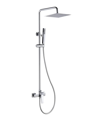 Colonne de douche Infinite SKT BATH en finition Chromée, au design contemporain.