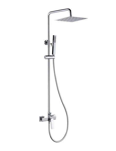 Colonne de douche Infinite SKT BATH en finition Chromée, au design contemporain.