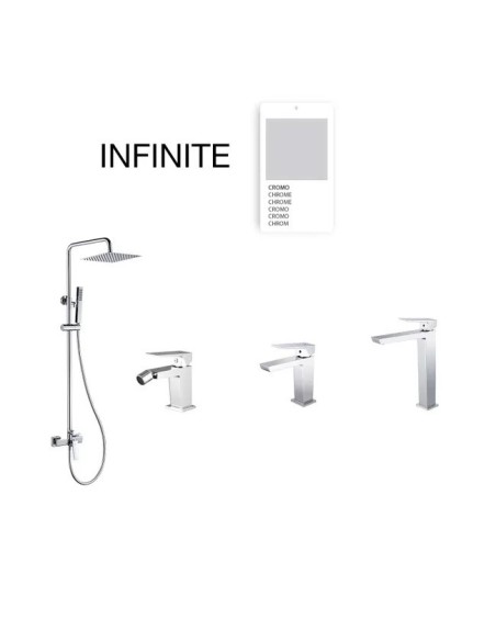 Colonne de douche Infinite Chrome SKY BATH-Design moderne et confort