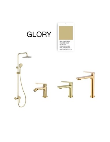 Mitigeur Lavabo Glory or Brossé PVD-Design Élégant et Durable