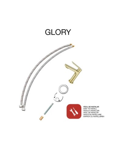 Mitigeur Lavabo Glory or Brossé PVD-Design Élégant et Durable
