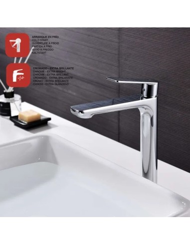 Mitigeur lavabo Glory Chrome-Design Élégant et Durable