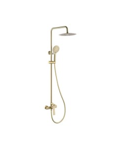 Colonne de douche mécanique Glory Oro Cepillado Sky Bath au design élégant avec finition or brossé.