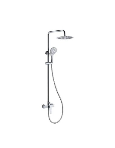 Colonne de douche mécanique Glory Chrome Sky Bath au design élégant avec sa finition chromée.