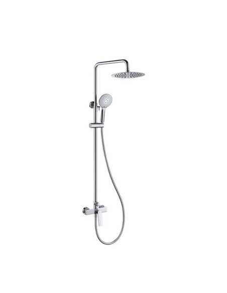 Colonne de douche mécanique Glory Chrome Sky Bath au design élégant avec sa finition chromée.
