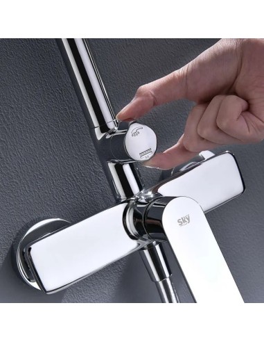 Colonne de douche mécanique Glory Chrome/SKY BATH