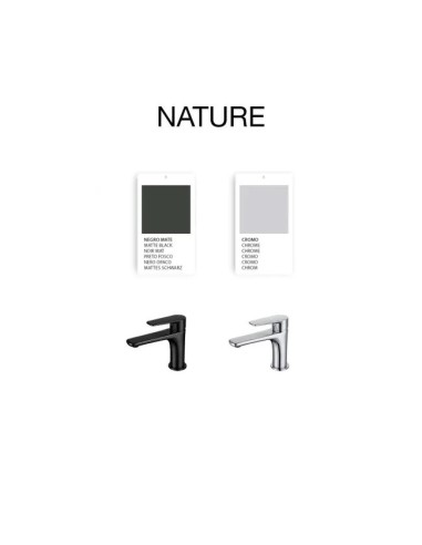 MITIGEUR LAVABO NOIR MAT  NATURE  SKY BATH