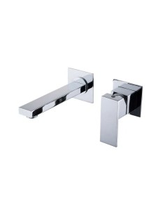 Mitigeur lavabo mural Thunder Chrome-Sky Bath /Design contemporain et inox S304