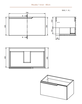 Meuble de Salle de Bain ELEVEN - Collection ELEVEN - VISOBATH