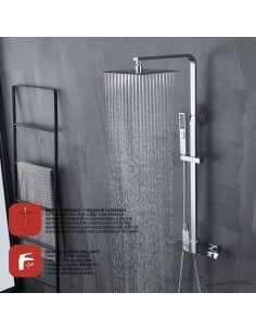 Colonne de douche mécanique Joy Chrome - Sky Bath /Élégance, confort et fiabilité 2