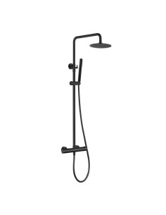 Colonne de douche termostatique SUPRÊME Noir mat / Sky Bath