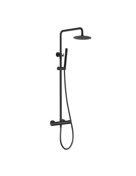 Colonne de douche termostatique SUPRÊME Noir mat / Sky Bath