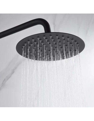 Colonne de douche termostatique SUPRÊME Noir mat / Sky Bath