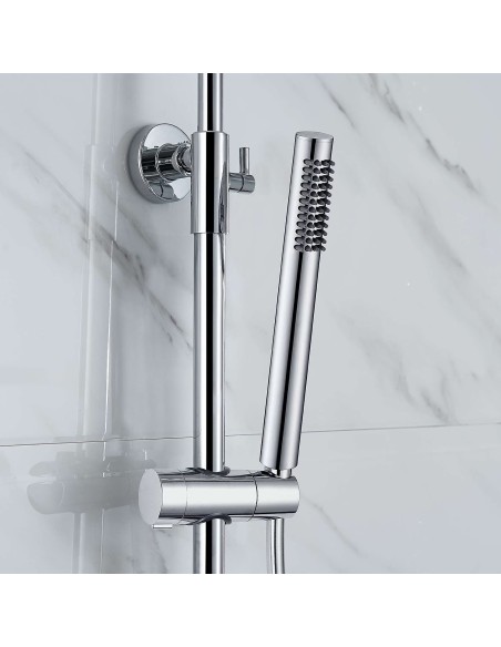 Colonne de douche thermostatique SUPRÊME Chrome/Sky Bath