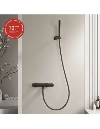 Mitigeur de douche thermostatique Noir mat Supreme SKY BATH/ Sécurité et Design