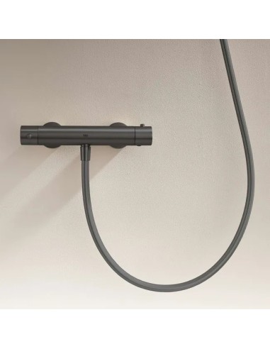 Mitigeur de douche thermostatique Noir mat Supreme SKY BATH/ Sécurité et Design