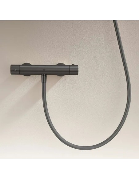 Mitigeur de douche thermostatique Noir mat Supreme SKY BATH/ Sécurité et Design
