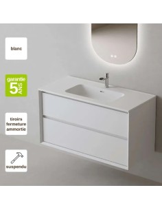 Meuble Cool2 Blanc Nofer / Meublme de salle de bains moderne 2