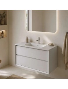Meuble Cool2 Blanc Nofer / Meublme de salle de bains moderne