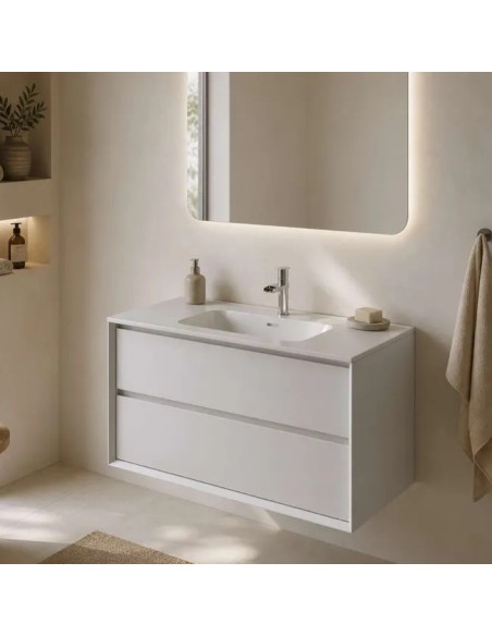 Meuble Cool2 Blanc Nofer / Meublme de salle de bains moderne