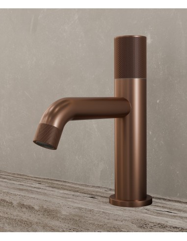 Mitigeur lavabo Leros Or Rose Brossé Kroos/ Robinet Design