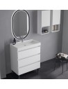 Meuble vasque Orosi Duplach/ Meuble de salle de bain moderne avec tiroirs Soft Close