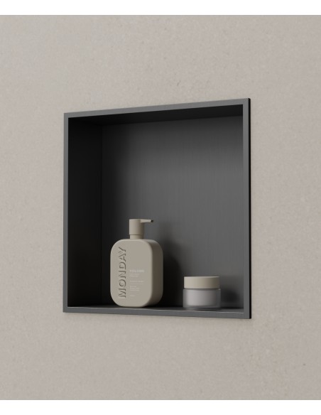 Niche encastrable Kroos Gin metal 30*30cm /Acier inoxydable PVD