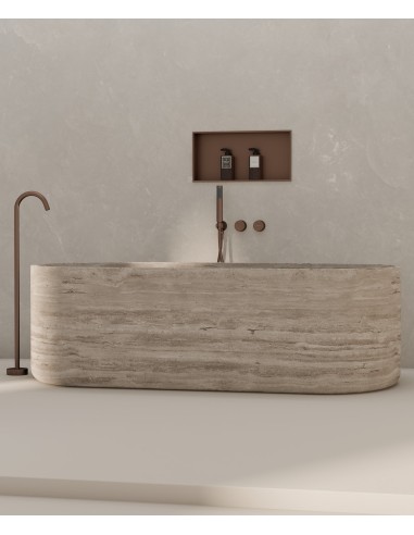 Niche encastrable Kroos Or Rose brossé dim 60*30 /Acier inoxydable PVD