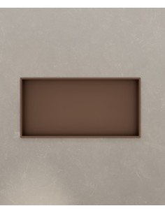 Niche encastrable Kroos Or Rose brossé dim 60*30 /Acier inoxydable PVD 2