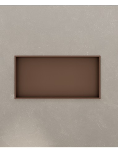 Niche encastrable Kroos Or Rose brossé dim 60*30 /Acier inoxydable PVD
