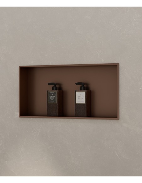 Niche encastrable Kroos Or Rose brossé dim 60*30 /Acier inoxydable PVD
