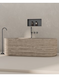 Niche encastrable Kroos Gun Metal 60*30 / Avier inoxydable PVD