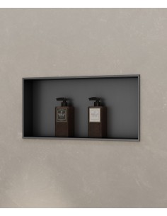 Niche encastrable Kroos Gun Metal 60*30 / Avier inoxydable PVD 2