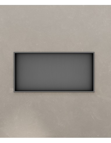 Niche encastrable Kroos Gun Metal 60*30 / Avier inoxydable PVD