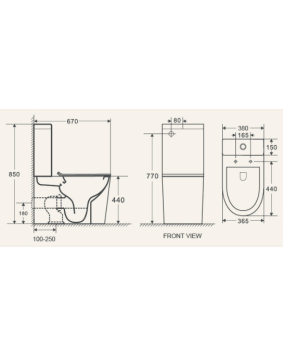 Toilette - PISA Collection - FranceBath